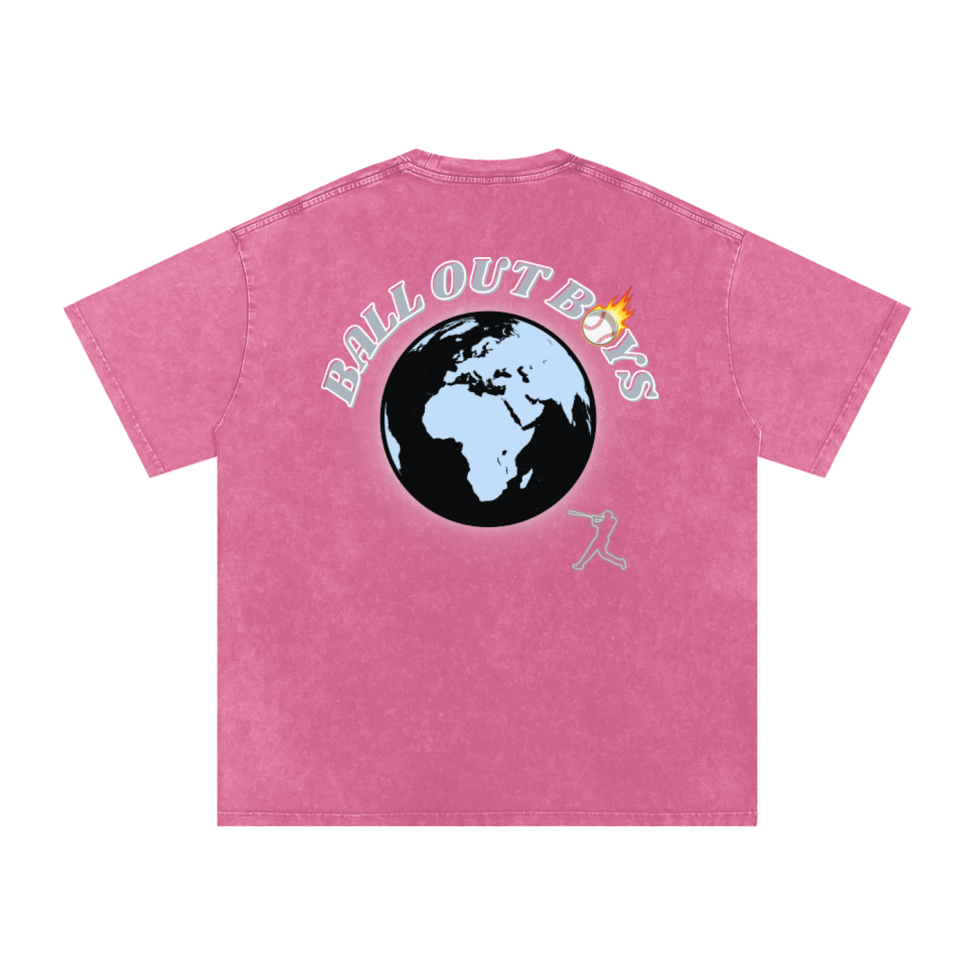BALLOUTBOYS Acid Wash Oversize T-Shirt
