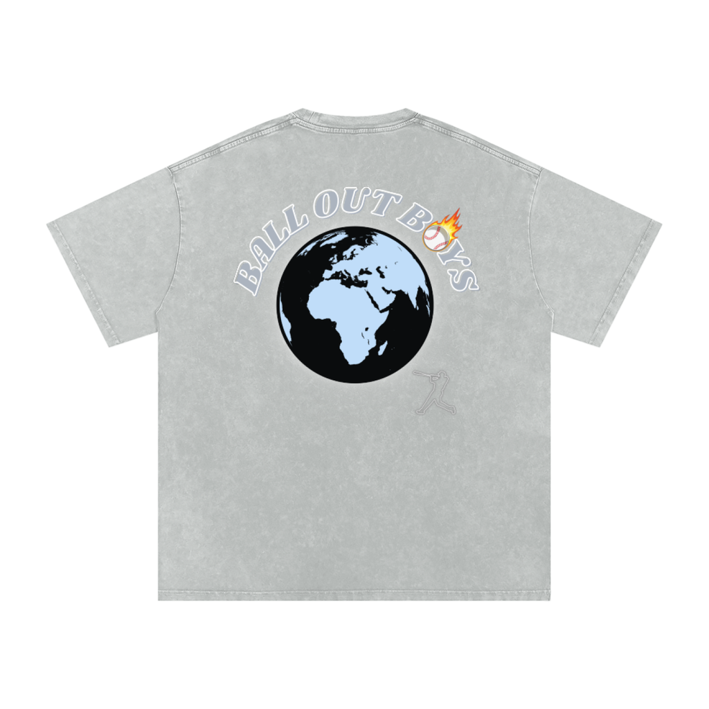 BALLOUTBOYS Acid Wash Oversize T-Shirt