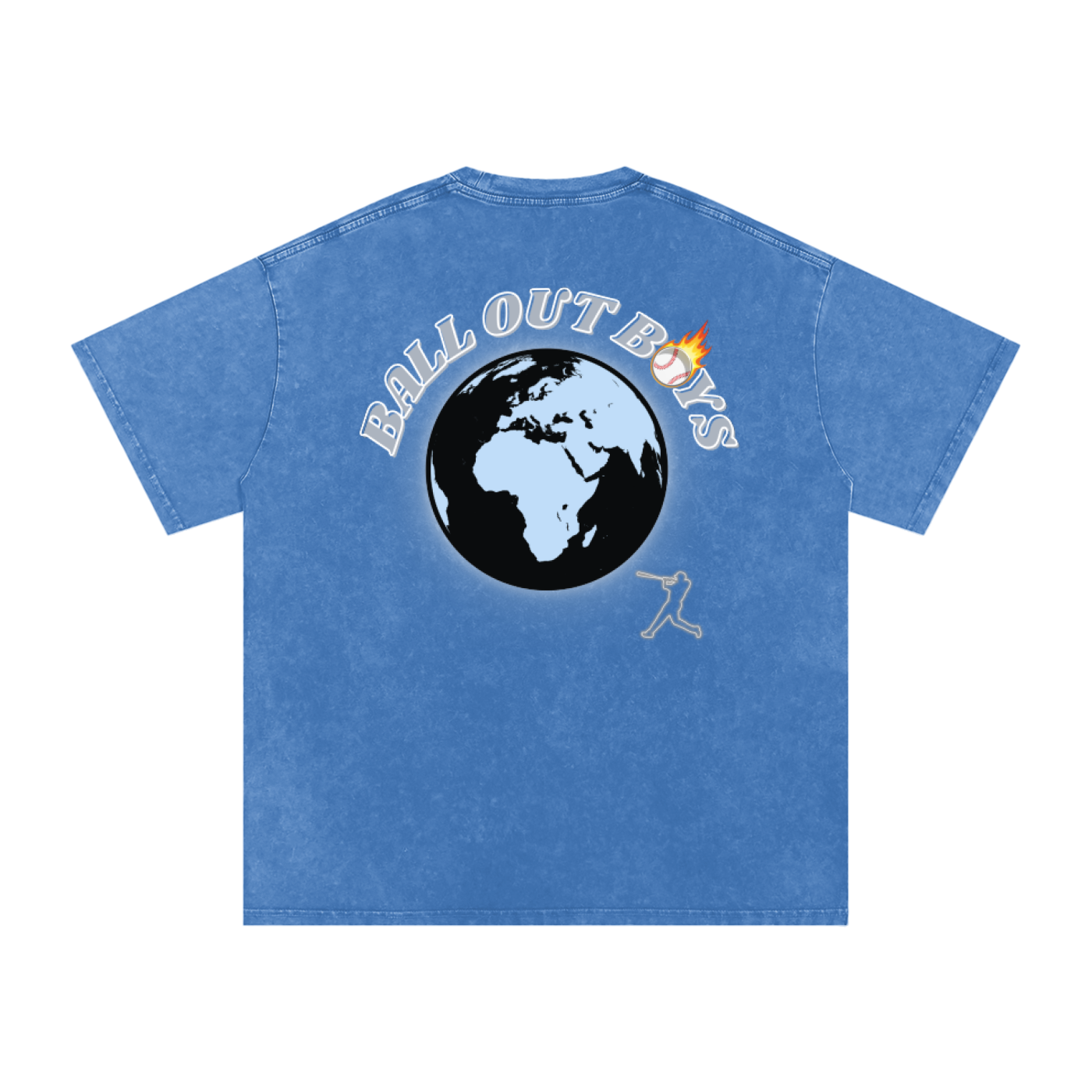 BALLOUTBOYS Acid Wash Oversize T-Shirt