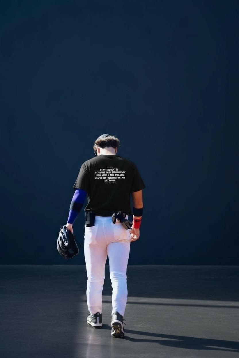 STAY DEDICATED Adult T-Shirt