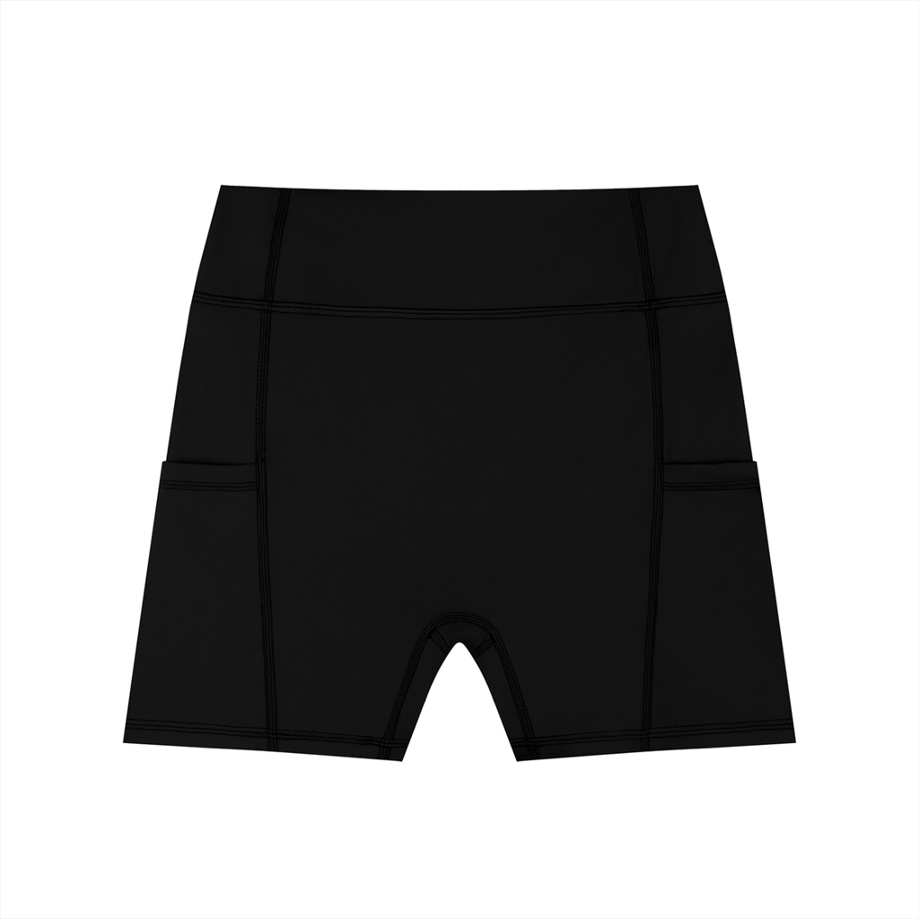 Balloutgirls High-Waisted Pocket Biker Shorts