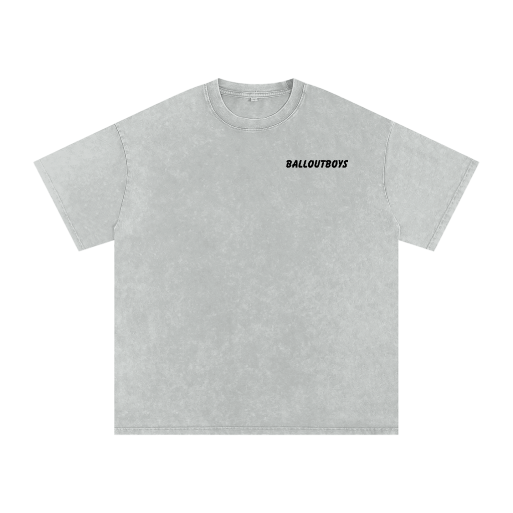 BALLOUTBOYS Acid Wash Oversize T-Shirt