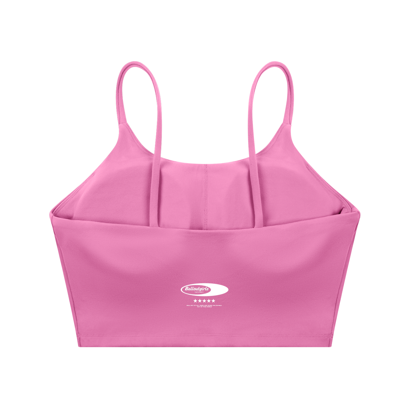 Balloutgirls Spaghetti Strap Sports Bra