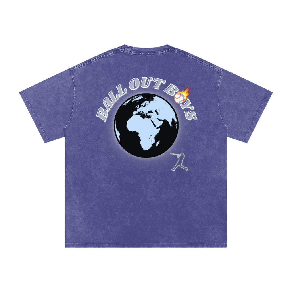 BALLOUTBOYS Acid Wash Oversize T-Shirt
