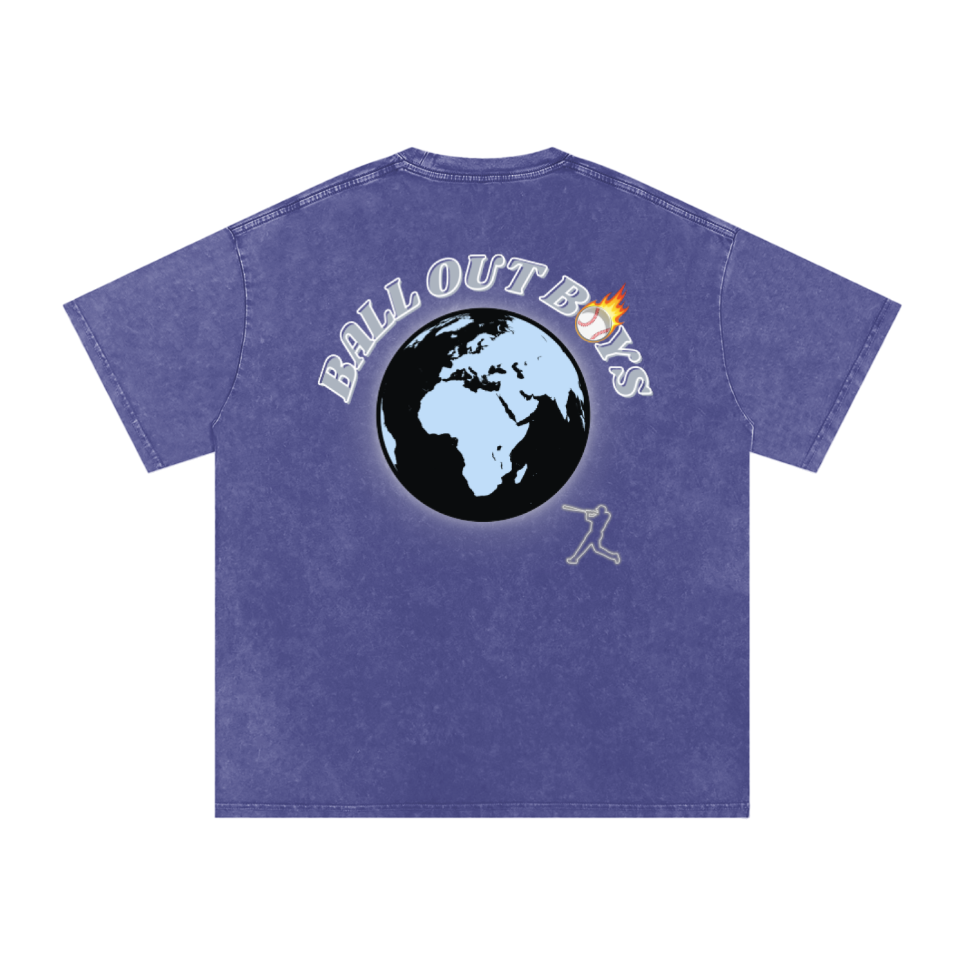 BALLOUTBOYS Acid Wash Oversize T-Shirt